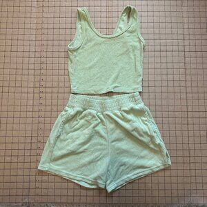 Hollister Mint Terry Cloth Set